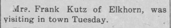 Beryl Kutz visits Lyons.